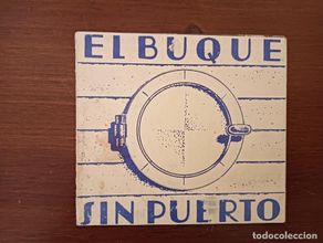 Cine: EL BUQUE SIN PUERTO PROGRAMA DESPLEGABLE TROQUELADO INCA FILM HARRY PIEL
